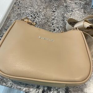 Bebe Beige Shoulder Bag